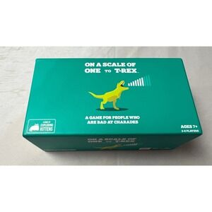 Exploding Kittens On a Scale of One to T-Rex‎ Party Game Original Ed 2-8 Players